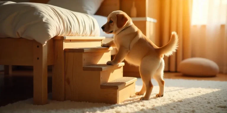 dog stairs for bed